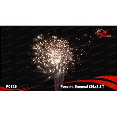 Фейерверк РС8260 Россия, вперед! (1,2" х 36)