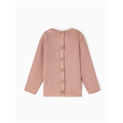 Джемпер вязаный «Крошка Я. Зимний котик», рост 92-98 см, розовый