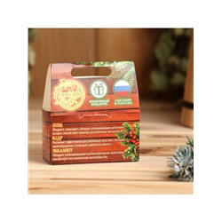 Новогодний набор эфирных масел «Хозяину бани!», сосна, кедр, эвкалипт, 3 шт. по 10 мл