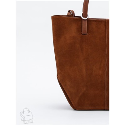 Сумка женская кожаная 2403YF brown Polina&Eiterou