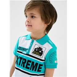 Джемпер трикотажный с воротником поло для мальчиков