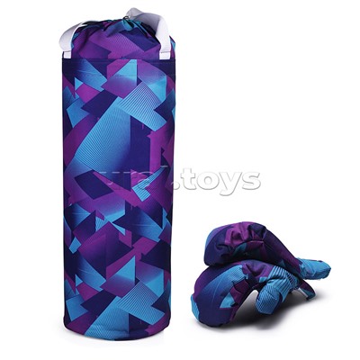 Набор детский игровой (перчатки, груша 70 см.) Оксфорд (калейдоскоп)