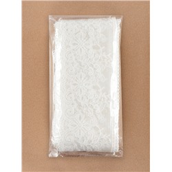 Кружево на сетке, 110 мм, 11±1 м, айвори