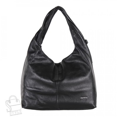 Сумка женская кожаная 970272 black Velina Fabbiano-Safenta