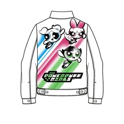 Куртка текстильная джинсовая для девочек