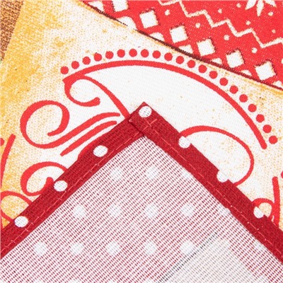 Набор кухонных полотенец Доляна «Тепла и уюта» 35×60 см-2 шт., 100% хлопок