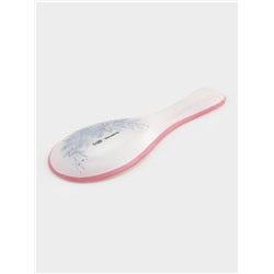 Подставка под ложку новогодняя Доляна «С Новым Годом», 21.5×7.5×1.5 см, стекло, белая