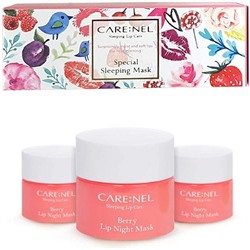Care:Nel Ночная ягодная маска для губ набор 3*5г Berry Lip Night Mask 3 Set
