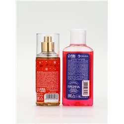 Подарочный набор новогодний «Медвежонок», гель для душа 100 мл и мист для тела, URAL LAB