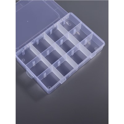 Органайзер для хранения мелочей, с подвесом, 12 ячеек, 14×12×3.3 см, прозрачный