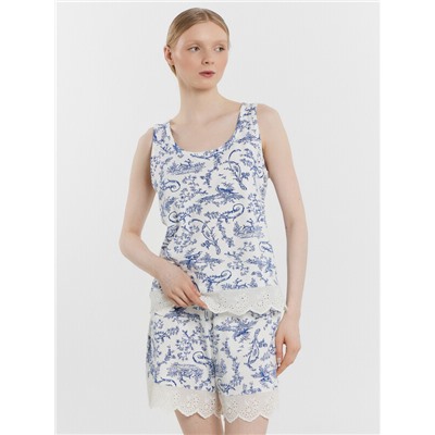 КОМПЛЕКТ ЖЕНСКИЙ (ДЖЕМПЕР, ШОРТЫ) 592398