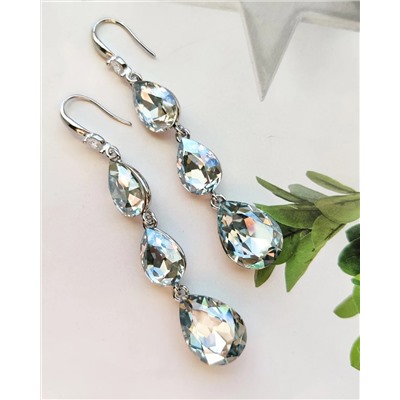 Серьги с чешскими кристаллами
