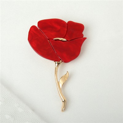 Брошь Магнолия / 3860 /уп 24/