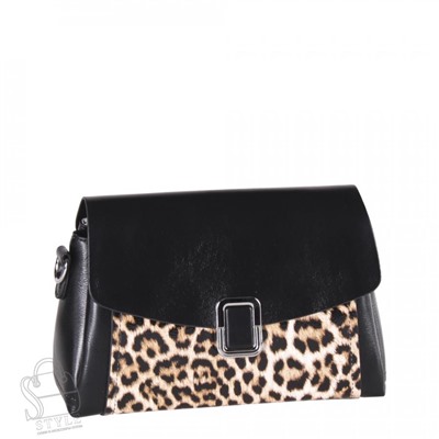 Сумка женская кожаная 6638VG yellow leopard Vitelli Grassi