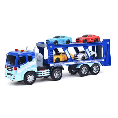 Машина "Автовоз. Перевозчик." (свет, звук) в коробке