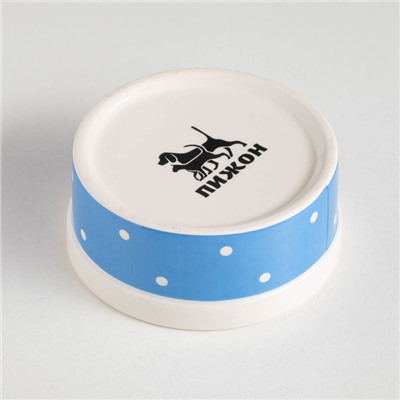 Миска малая Prince, 100 мл, 8.5×3.5 см, керамика, голубая