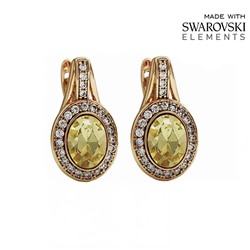 Серьги с кристаллами Swarovski