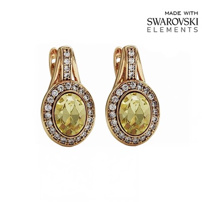 Серьги с кристаллами Swarovski