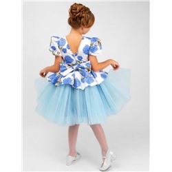 Платье нарядное для девочки SP2010 (Голубой)