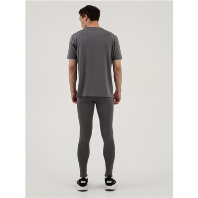 Футболка мужская Resport, размер 46, базовая, со вставками, серая