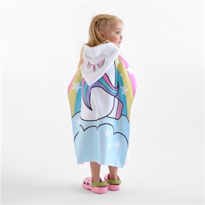 Полотенце - пончо детское LoveLife «Единорог», 60×120 см