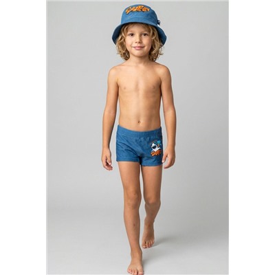 Комплект для мальчиков: плавки-шорты трикотажные, панама текстильная PLAYTODAY, 1244197