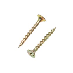 Саморез по дереву 3.5×32 мм, крупная резьба, желтый цинк, в упаковке 15 кг .