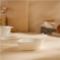 Форма для выпечки из жаропрочной керамики SL Home «Санторини», 300 мл, 16×9.7×4.5 см, цвет белый