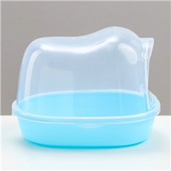 Туалет для грызунов фигурный «Пижон», 13×10×10 см, синий