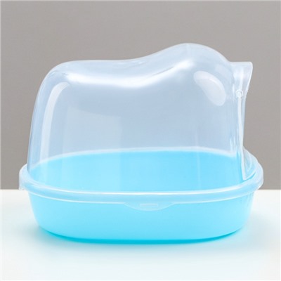 Туалет для грызунов фигурный «Пижон», 13×10×10 см, синий