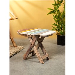 Табурет складной «Палитра», 35×31×30 см, дерево албезия