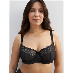 Omsa Бюстгальтер OmD 1176L EVERYDAY Бюстгальтер с мягкой чашкой  из сетки с кружевом (Т-образный шов)