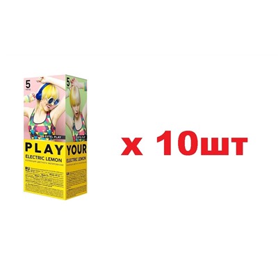 Estel play краска для волос для мелирования Electric Lemon 5тон 10шт