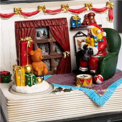 Светодиодная фигура «Праздничный вечер» 19×15×12 см, полистоун, батарейки ААх3 (не в комплекте), USB, свечение мульти