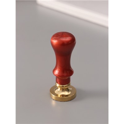 Печать для сургуча с пластиковой ручкой «Цветочки», 6.3×2.5×2.5 см