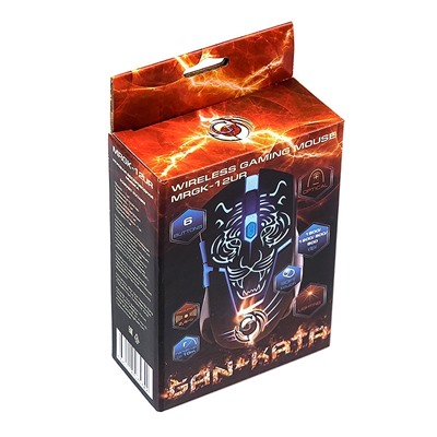 Мышь оптическая беспроводная Dialog Gan-Kata MRGK-12UR RF (black)