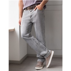 Брюки из плотного денима с эластаном