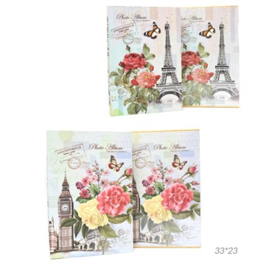 Фотоальбом 300 фото 10х15 Города / 9318 /уп 18/ микс (Лондон)