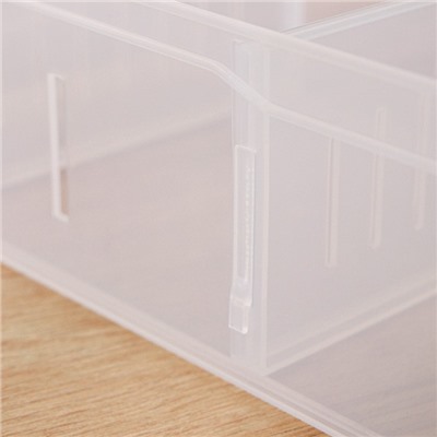 Контейнер для хранения без крышки ROLLY, 2,65 л, 15×26,6×8,7 см, прозрачный