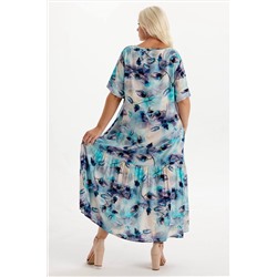 Платье штапель  6147/02/Мультиколор