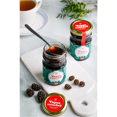 Сироп из сосновой шишки "Сосновый" / банка / 250 гр / Солнечная Сибирь