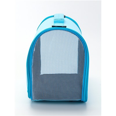 Складная сумка-переноска, материал EVA, 43×20×29 см, голубая