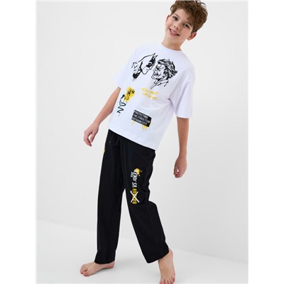 Комплект трикотажный для мальчиков: фуфайка (футболка), брюки