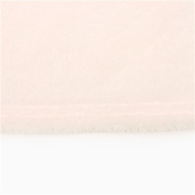 Плед с рукавами «Этель», 150×200 см, корал-флис, молочный