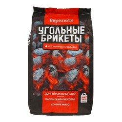 Угольные брикеты для гриля "Березняк", 10 кг
