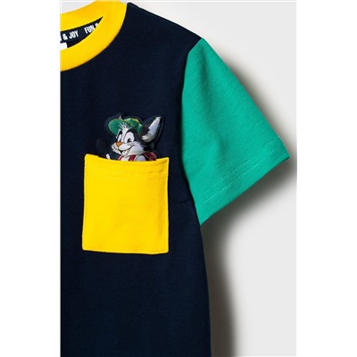 Комплект трикотажный для мальчиков: фуфайка (футболка), шорты PLAYTODAY, 1239621