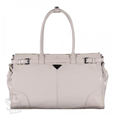 Сумка женская кожаная 1165TH apricot white Polina&Eiterou