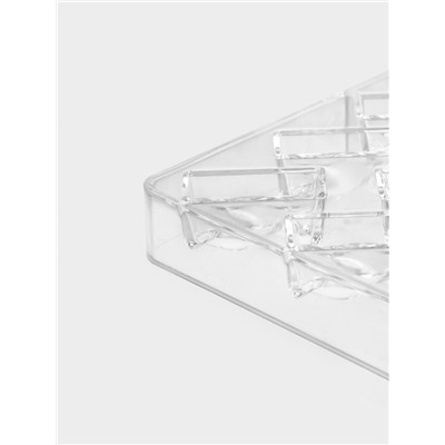 Форма для конфет и шоколада KONFINETTA «Косичка», 27.5×17.5×2.5 см, 21 ячейка 3.7×1.5×1.5 см, прозрачная