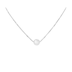 Колье из серебра без вставки, ТФК-0940