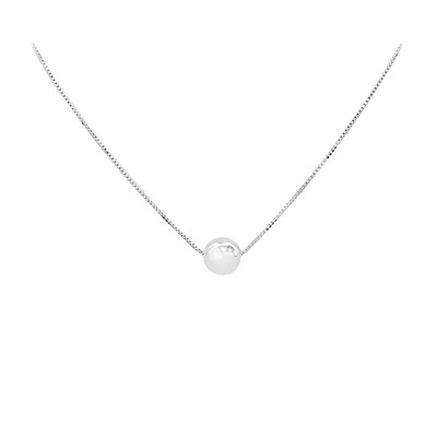 Колье из серебра без вставки, ТФК-0940